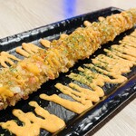 Kushikatsu Sakaba Umeda Sutando - 肉巻きアスパラ串　〜明太ソース〜