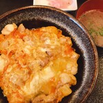 Nakamura Noujou - 中村農場の親子丼(ご飯普通(220g)スープ付き)