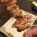 焼き鳥 福一 - ひな皮