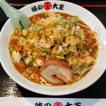 味の大王 - 元祖カレーラーメン＋ネギ