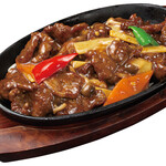 Stir fried beef with oyster sauce