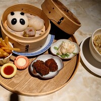 桂花苑 - ◎キッズメニュー　　パンダ肉まん　可愛い