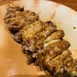 やきとり 嶋家 - 鶏皮。