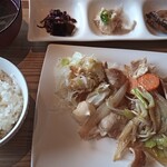 鉄板dining ちぎり - 豚生姜焼き定食