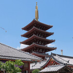 レストラン大宮 - 浅草寺の五重塔