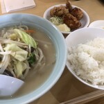 長崎亭 薬院店 - チャンメン唐揚げ3個と大メシセット