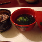 月桃庵 - OptioA30：⑦波照間島の古代米と青海苔吸い物