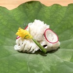 まき村 - 鱧 湯引き