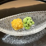 まき村 - 玉蜀黍 枝豆 手毬揚げ