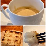 蒼 - さかな人長谷川さんより 長井の赤座海老 ビスクとともに