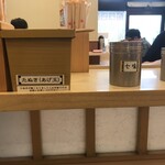 そばの神田 東一屋 - コンディメンツ。
