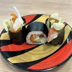 Kappa sushi - 特製漬けサーモンといくらの京風サラダ【限定】363円