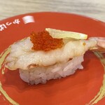 Kappa sushi - よっぱらい海老風とびこのせ【限定】275円