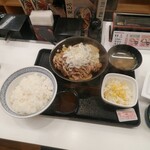 Yoshinoya - 鉄板牛焼肉定食ご飯大盛り