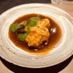 ことわりをはかるみせ ばんどう - 鱧　加茂茄子　黒酢