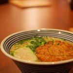 揚げかんぼこうどん（650円）