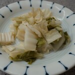野上屋食堂 - 白菜の漬物