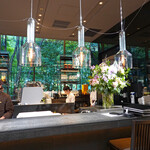 カフェのカウンター