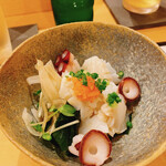 壽司 なを喜 - 水たこポン酢