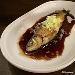 Wine Restaurant TAKU - 鮎のコンフィー バルサミコソース