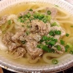 串かつ でんがな - 肉吸いうどん(580円)