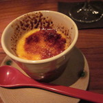 串揚げ×鉄板焼 ちゃぼうず - 焼きプリン　（3000円のコースのデザート）