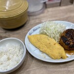 ビストロてらさわ - 極粗挽きハンバーグ定食　　968円(＊早割価格）