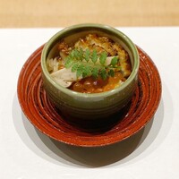 新地 鮓 ゆうじろう - 鰻 いくら 松茸の蒸し寿司
