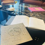 ブルガリ ラウンジ - 暖炉のお席にて