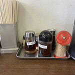 ラーメンやまもと - ラーメン七つ道具(^^)