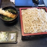 利久 - 料理写真:つけ天そば