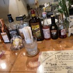 Flying pig - 店内満席のため自分のカウンター席を撮影