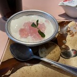 中国料理 旬輝 - 杏仁豆腐、桜ジュレ