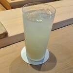 すしやのたい悟 - 生搾りノンアルコール「すだちサワー）￥６００
