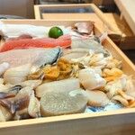 すしやのたい悟 - 仕込み済みの魚