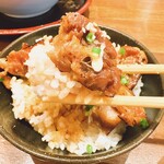 麺屋 龍丸 - 炙り焼きチャーシュー飯(リフト)