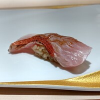 名古屋 栄 栞庵 鮨 やましろ - 2023.07.金目鯛(赤酢)