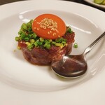 牛たん炭焼き 利久 - 馬肉ユッケ