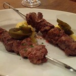 オステリア 佐藤 - 仔羊串焼