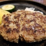 ステーキハウス磐梯 - ハンバーグ。