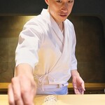 鮨 三心 - 大将の姿！