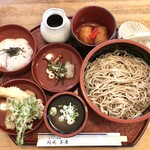 開成茶屋 - 料理写真:三色そば