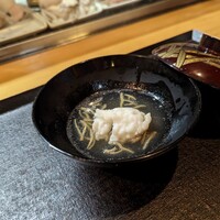 鮨松榮 - 梅が乗っていない鱧、乗せなくてもありですね