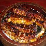 たてまつ - 「うなぎまぶし」のアップです。お櫃の蓋を開ける時が堪りません。 　(*^。^*)　