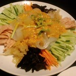 逸品火鍋 - 粉皮の特製ソースかけ