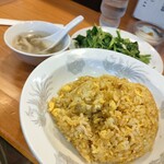 興隆菜館 - カレーチャーハン¥750と空芯菜¥880