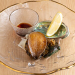 鉄板焼 天晴れ - 活鮑の鉄板焼