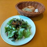 トラットリア・イタリア - セットサラダ、パン