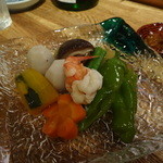 ビストロ割烹 YAOYA - 炊き合わせ