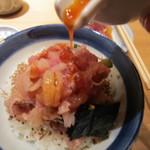 黄味醤油を好みの量で